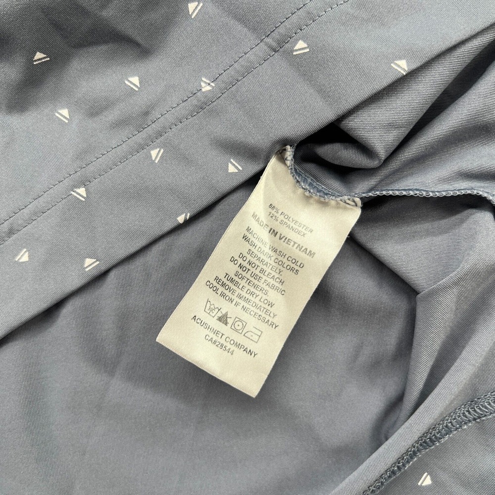 Footjoy Shirt Mens L Gray Push Play Print Golf Performance Stretch Casual - Picture 6 of 8